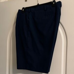 Izod Dark Blue Flat Front Shorts